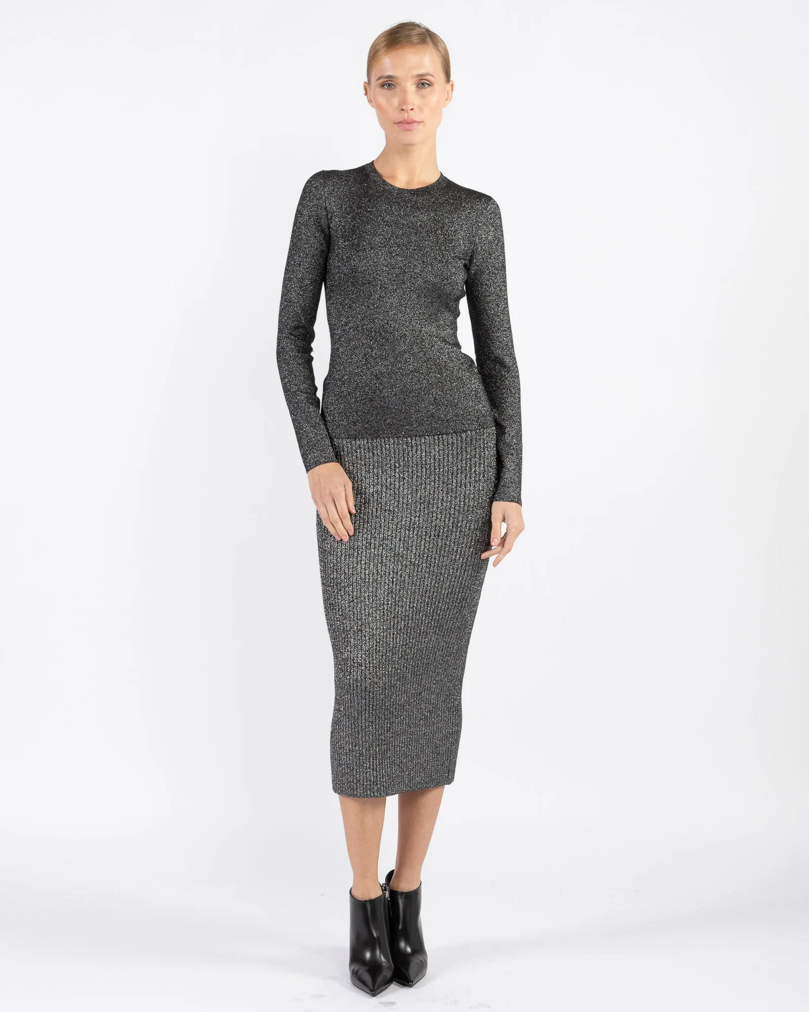 Rib-Knit Fitted Skirt sold by TNT Fashion product image thumbnail 2