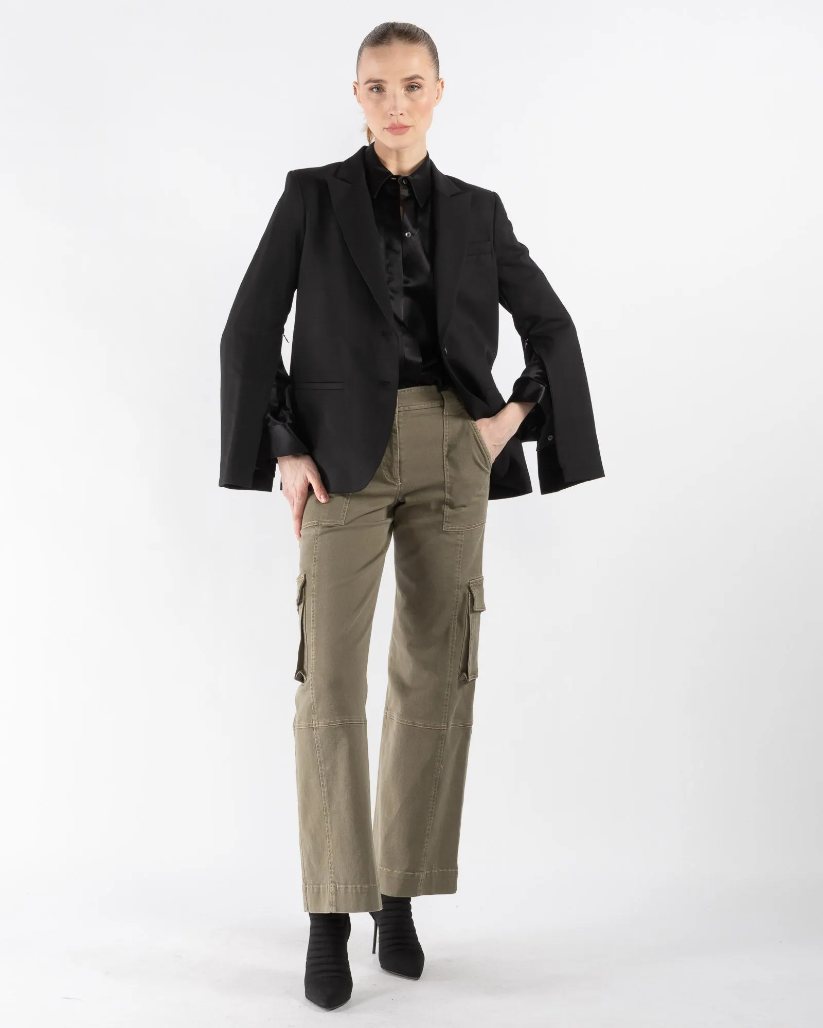 Boyfriend Blazer With Zipper sold by TNT Fashion product image thumbnail 4