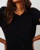 Linen Knit Short Sleeve Crew sold by TNT Fashion