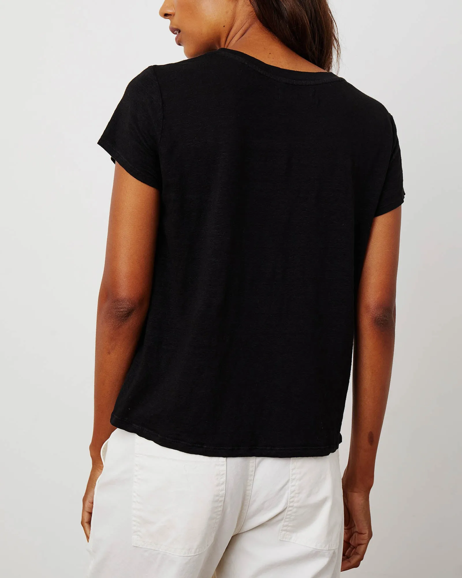 Linen Knit Short Sleeve Crew sold by TNT Fashion product image thumbnail 3