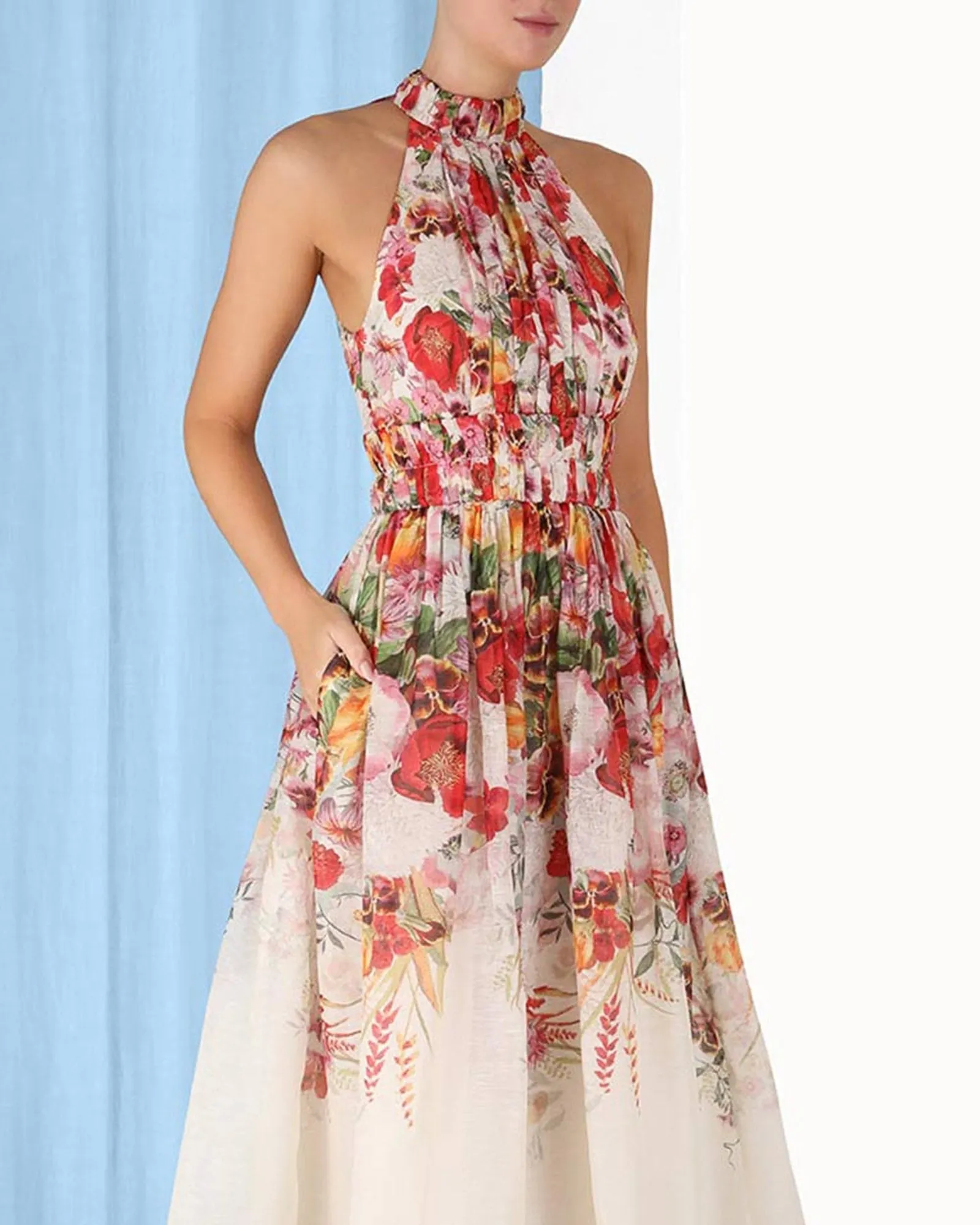 Wonderland Halter Dress sold by TNT Fashion product image thumbnail 4