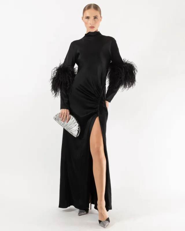 Satin Bias Maxi Dress sold by TNT Fashion