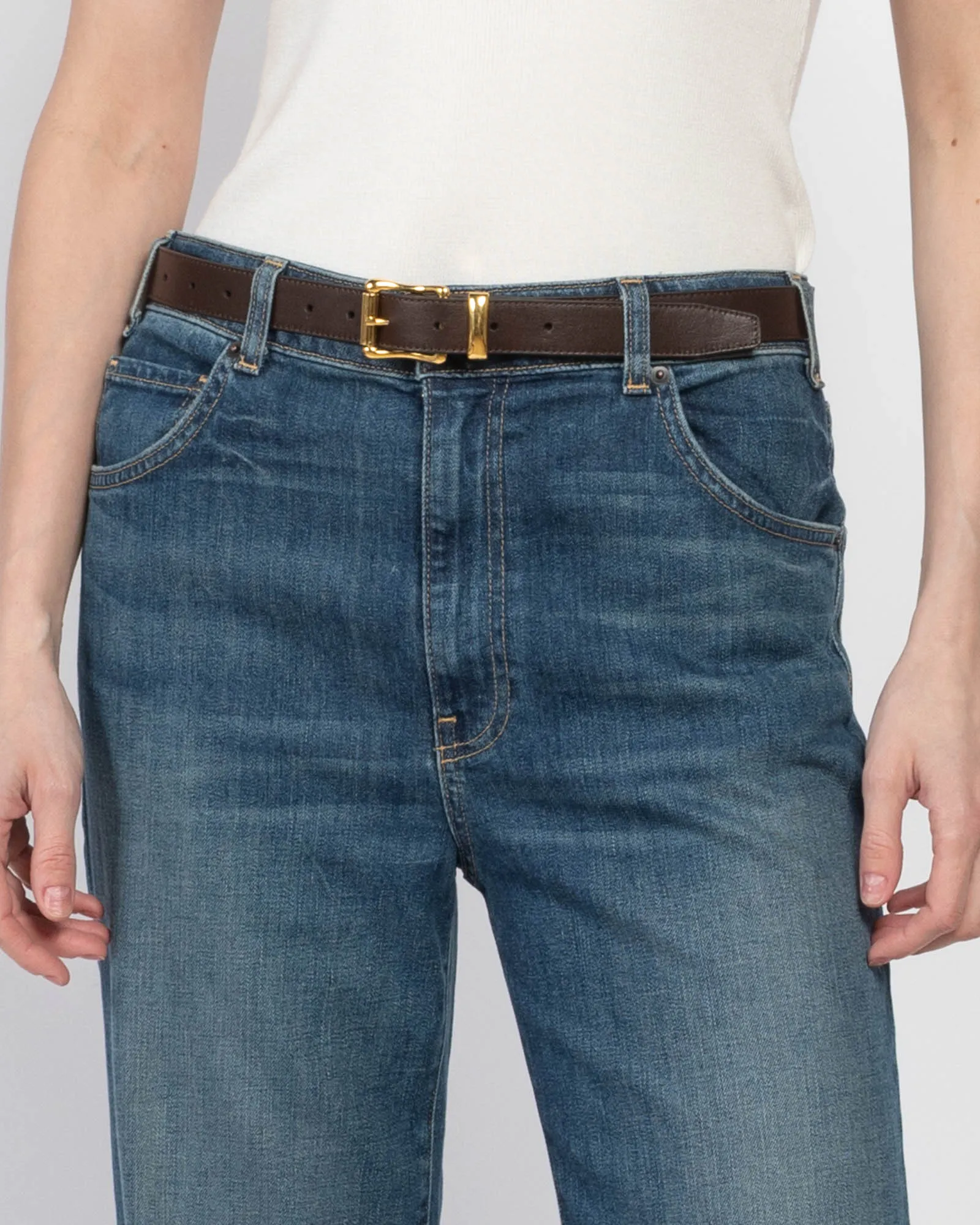 Wide Leather Belt sold by TNT Fashion product image thumbnail 2