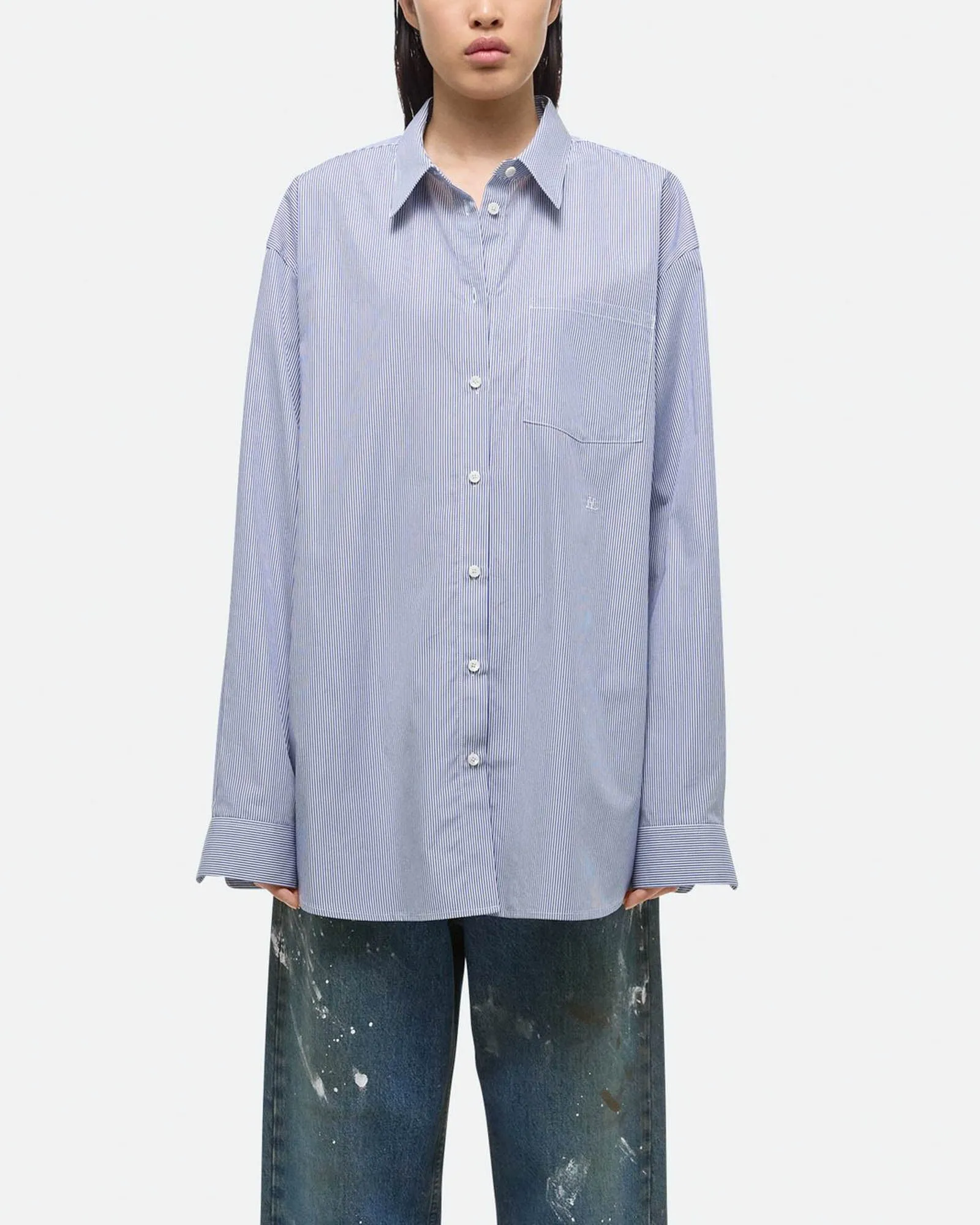 Oversized Striped Shirt sold by TNT Fashion