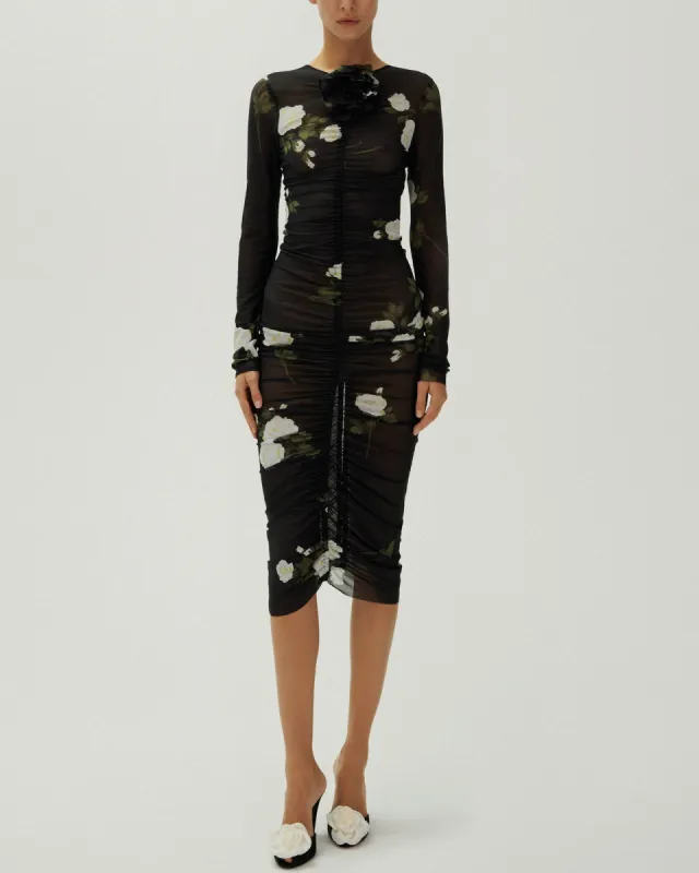 Gathered Jersey Dress sold by TNT Fashion