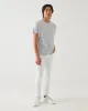 Organic Pima High Neck Crew Tee sold by TNT Fashion