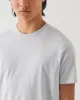 Organic Pima High Neck Crew Tee sold by TNT Fashion