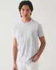 Organic Pima High Neck Crew Tee sold by TNT Fashion