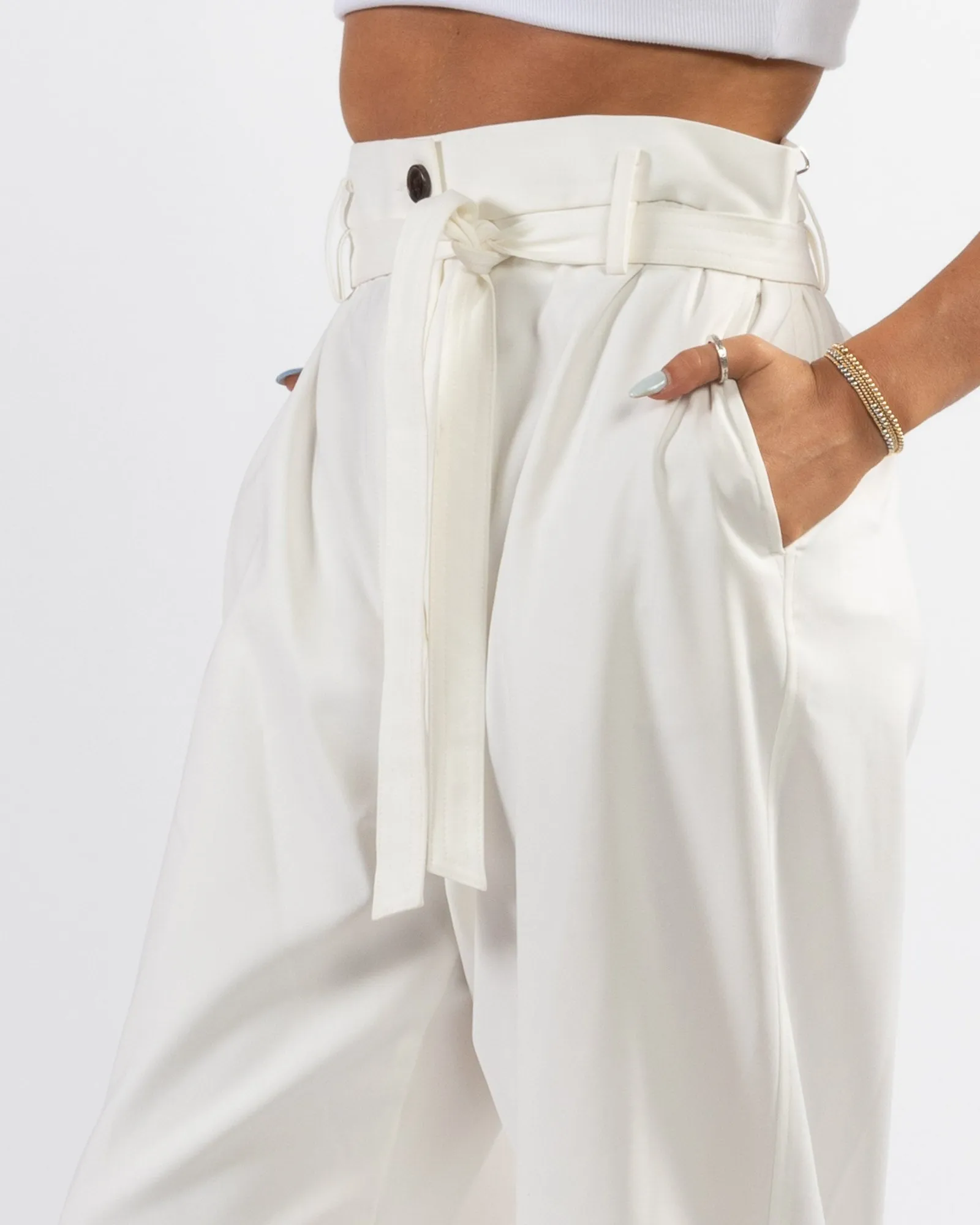 Paper Bag Cropped Pants sold by TNT Fashion product image thumbnail 5