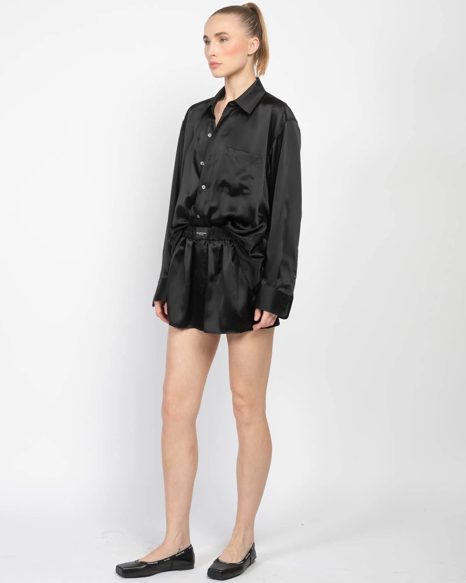 Logo Button Up Boxer Romper sold by TNT Fashion product image thumbnail 4