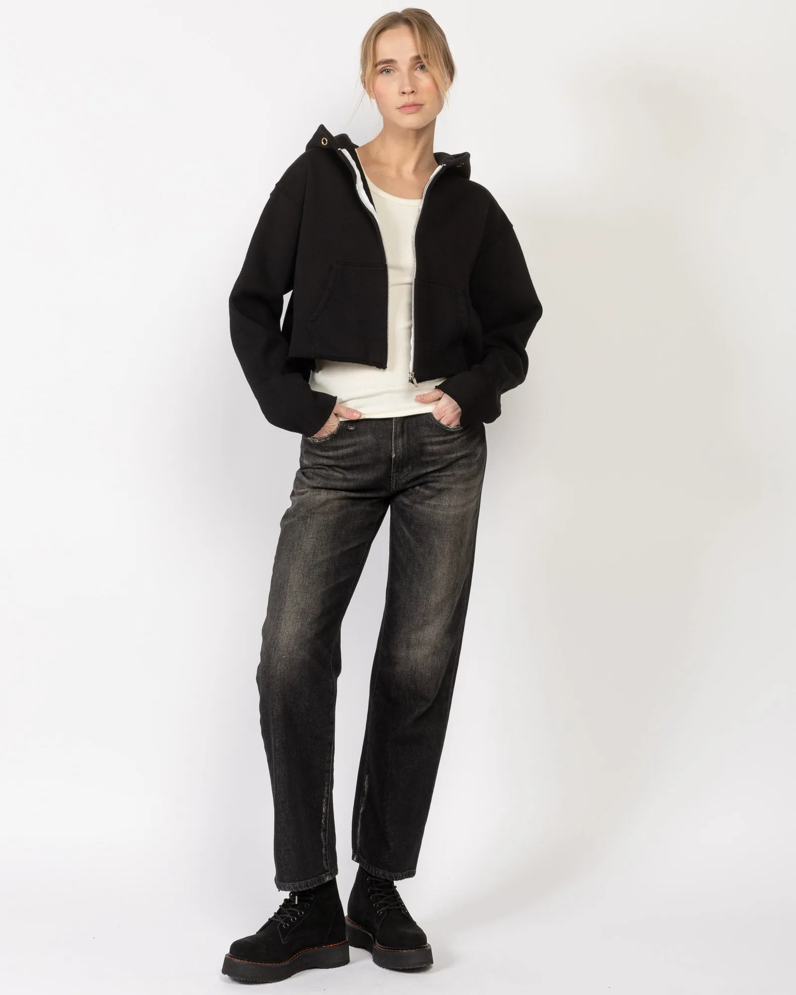 Rosa Raw Zip Hoodie sold by TNT Fashion product image thumbnail 2