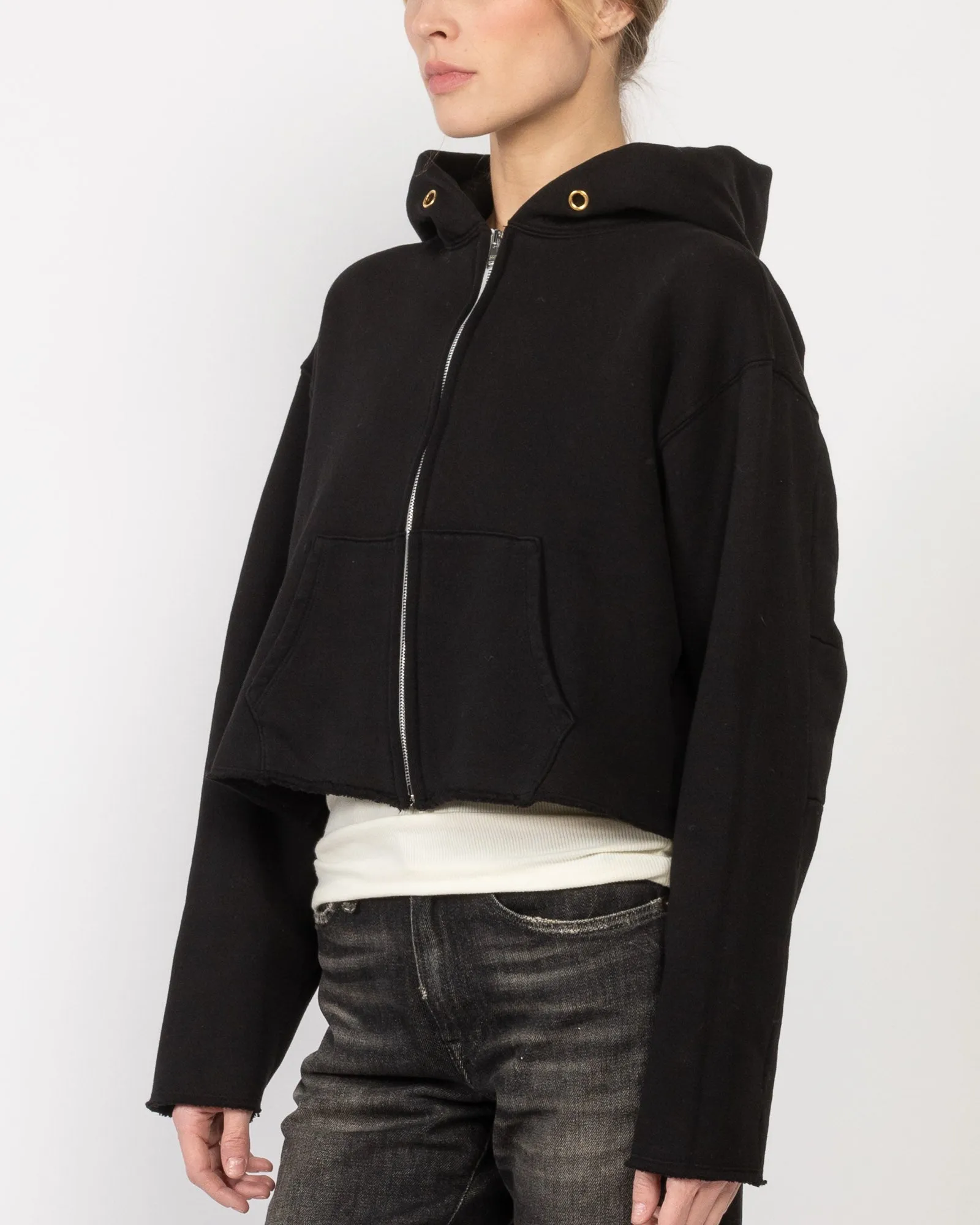 Rosa Raw Zip Hoodie sold by TNT Fashion product image thumbnail 5
