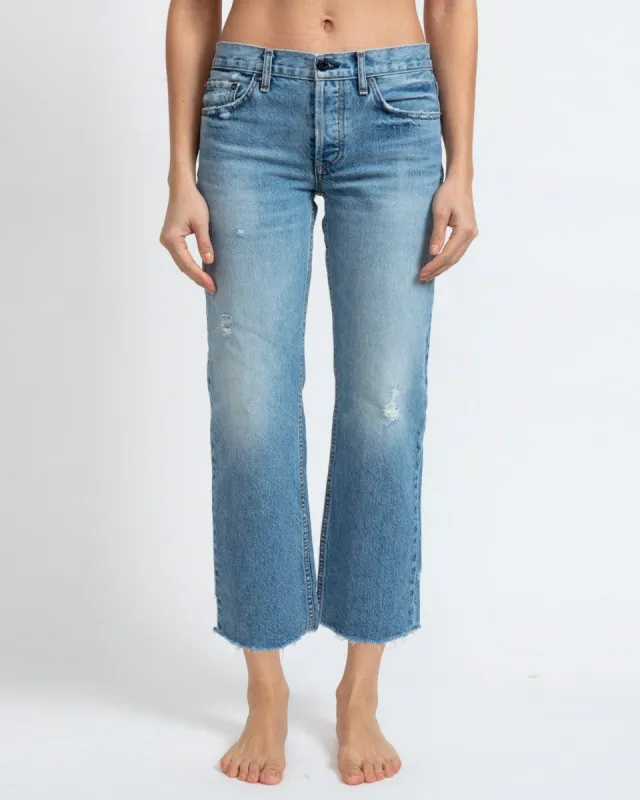 Low Rise Straight Denim sold by TNT Fashion