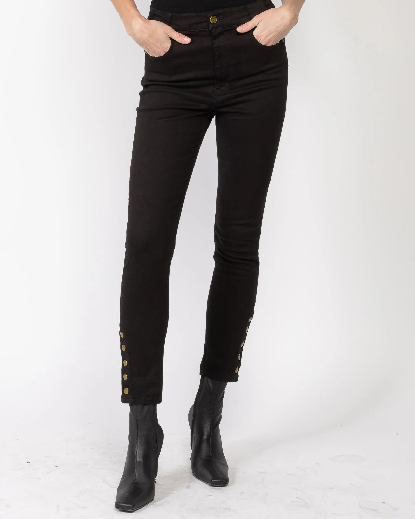 Snapped Denim Leggings sold by TNT Fashion