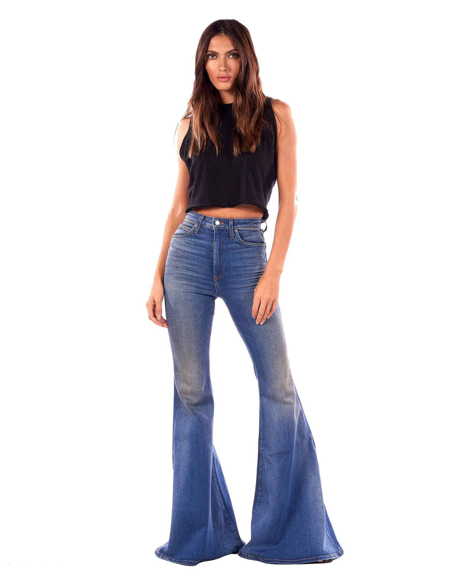 High Rise Super Bell Jeans sold by TNT Fashion product image thumbnail 2