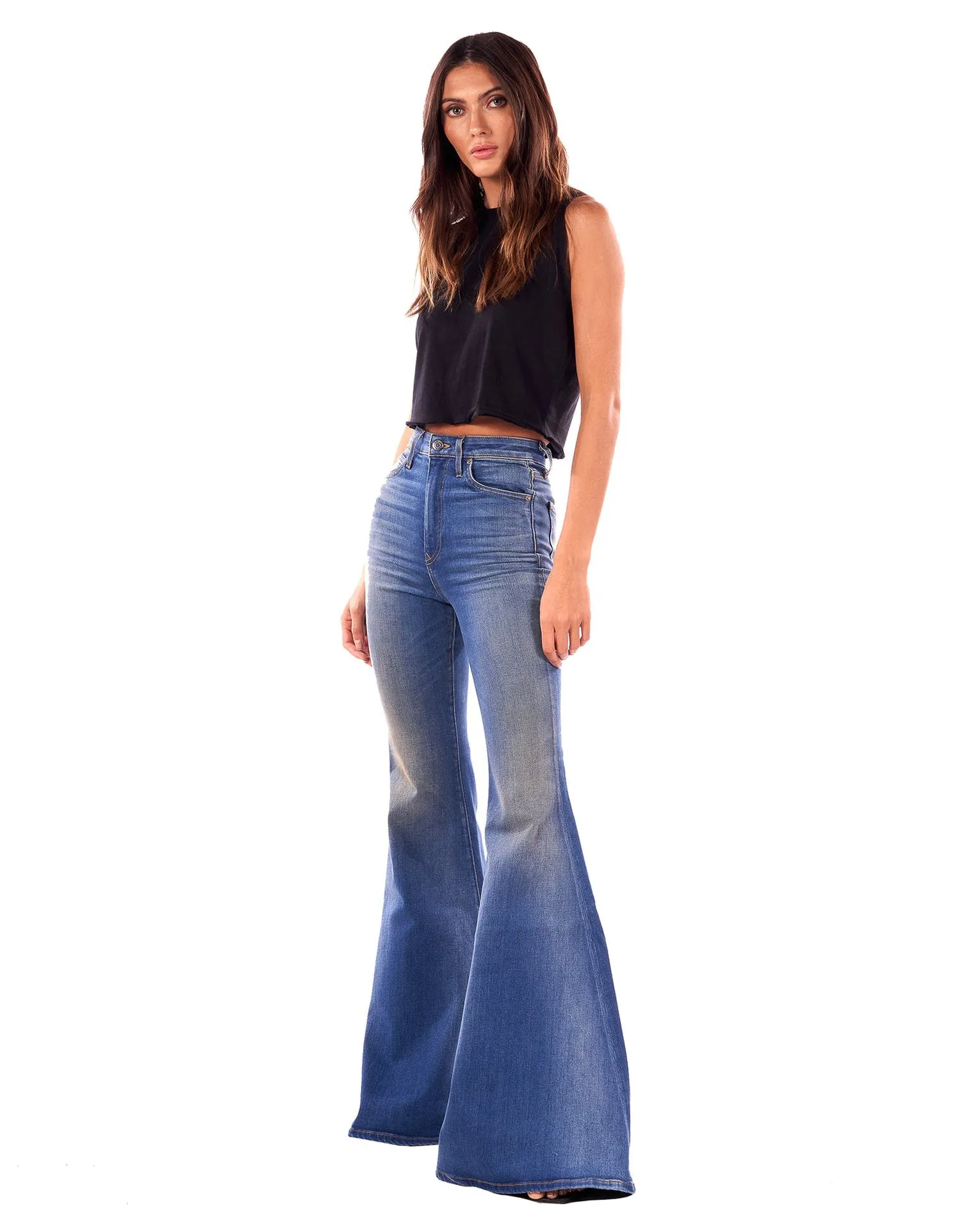 High Rise Super Bell Jeans sold by TNT Fashion product image thumbnail 4