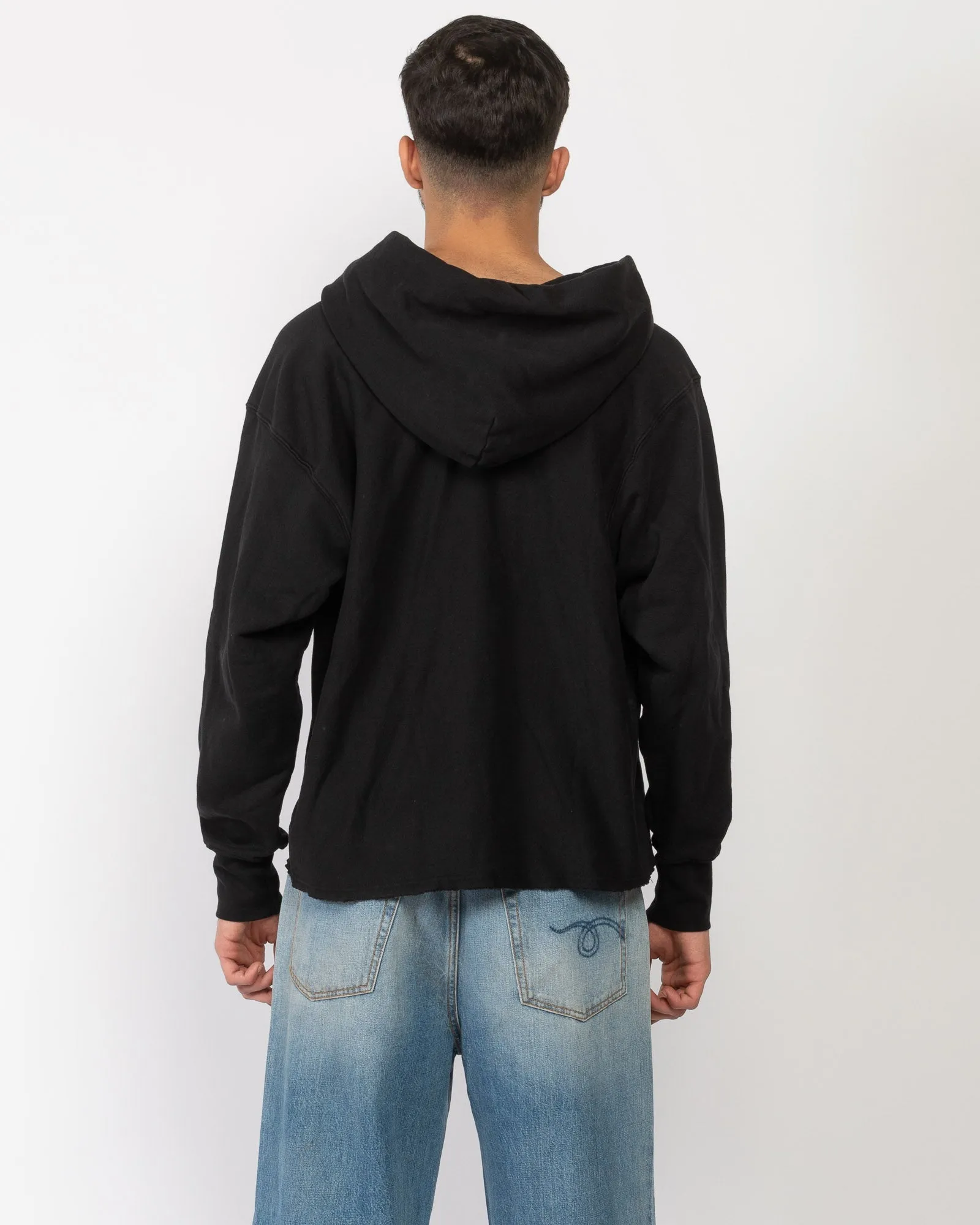Raw Crop Hoodie sold by TNT Fashion product image thumbnail 3