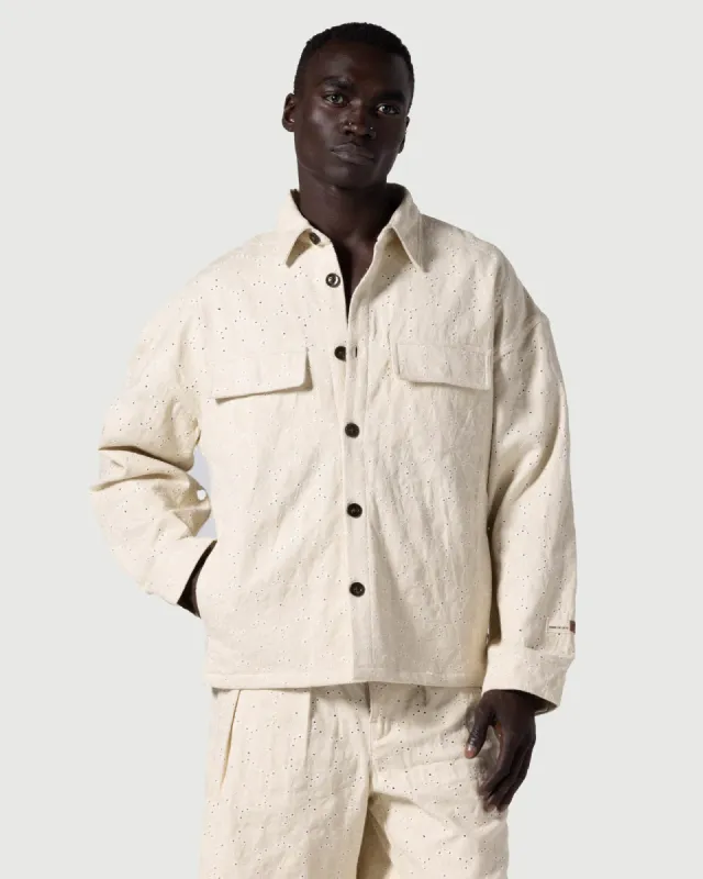 Eyelet Shirt Jacket sold by TNT Fashion