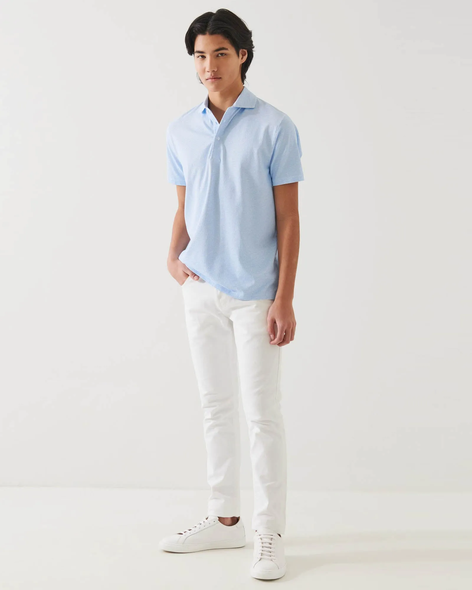 Short Sleeve Mini Floral Polo sold by TNT Fashion product image thumbnail 2