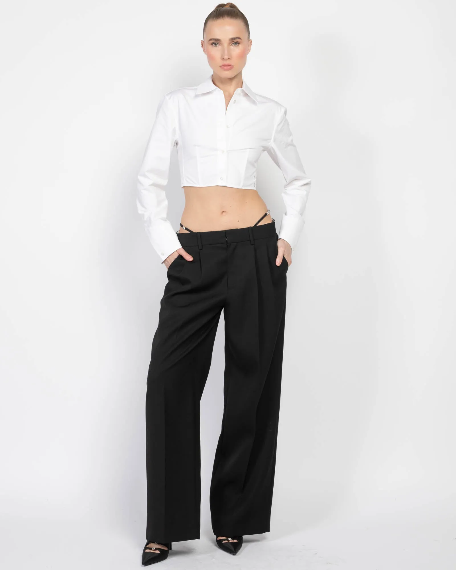 Long Sleeve Boning Shirt sold by TNT Fashion product image thumbnail 2