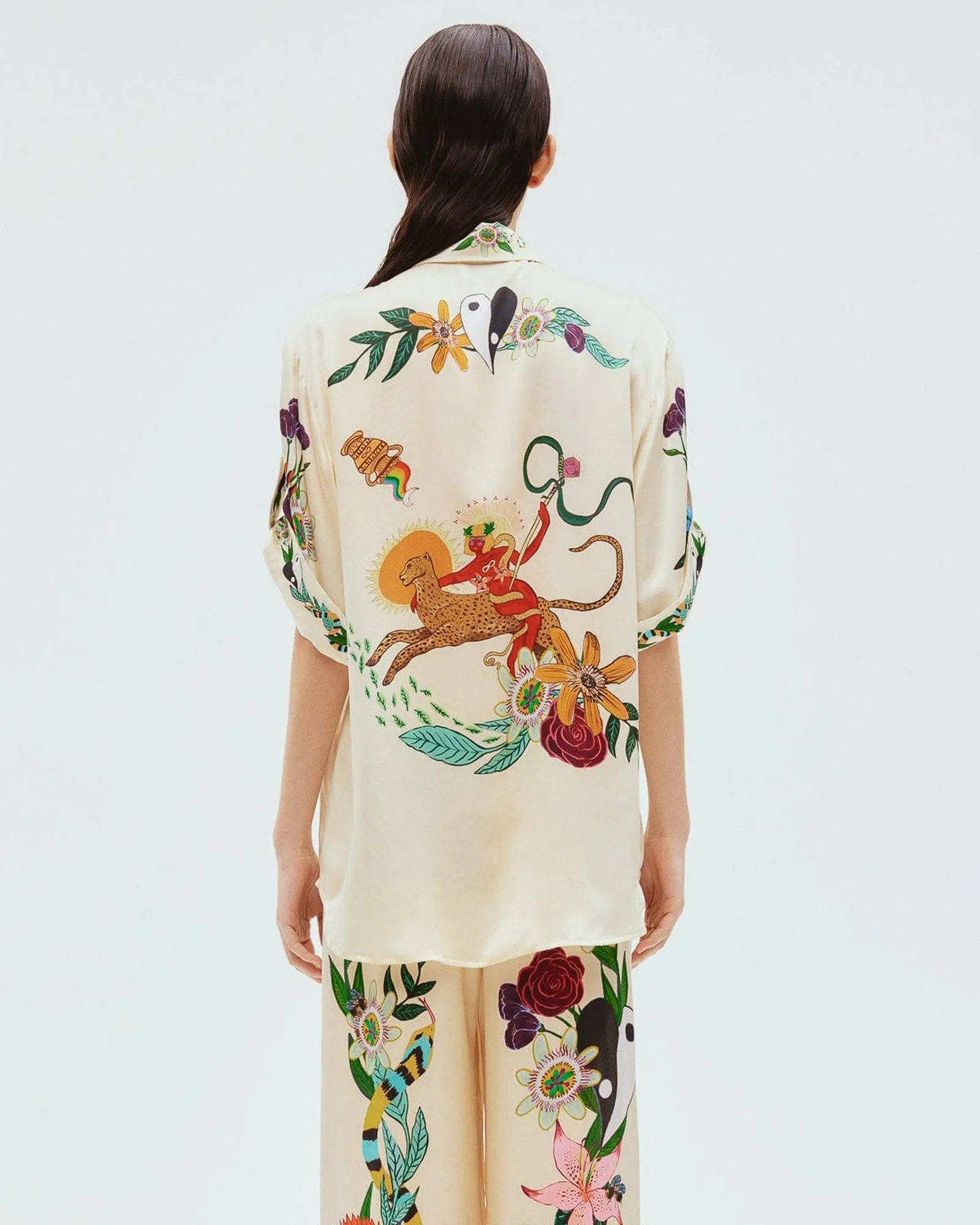 Meagan Oversized Silk Top sold by TNT Fashion product image thumbnail 3