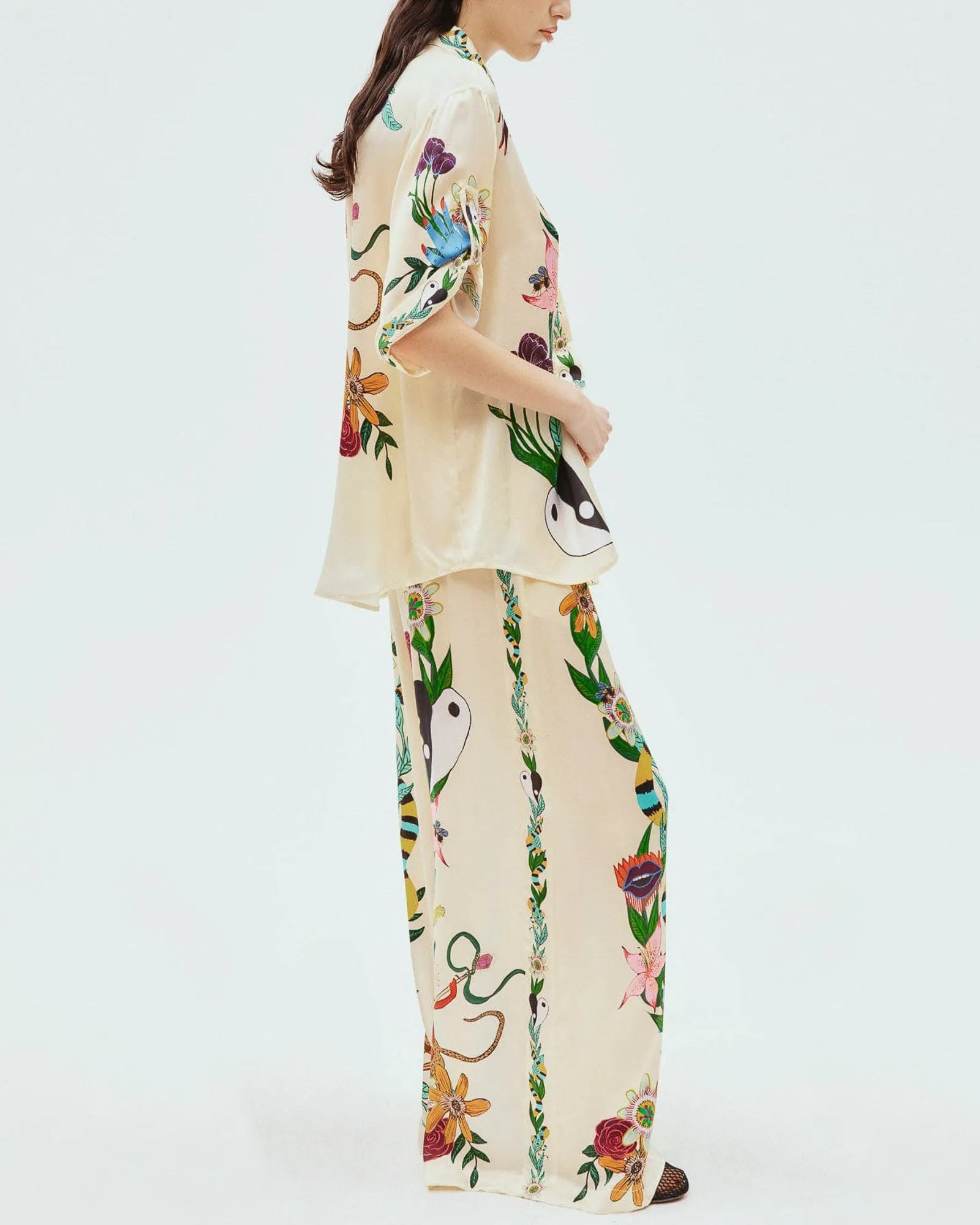 Meagan Oversized Silk Top sold by TNT Fashion product image thumbnail 4