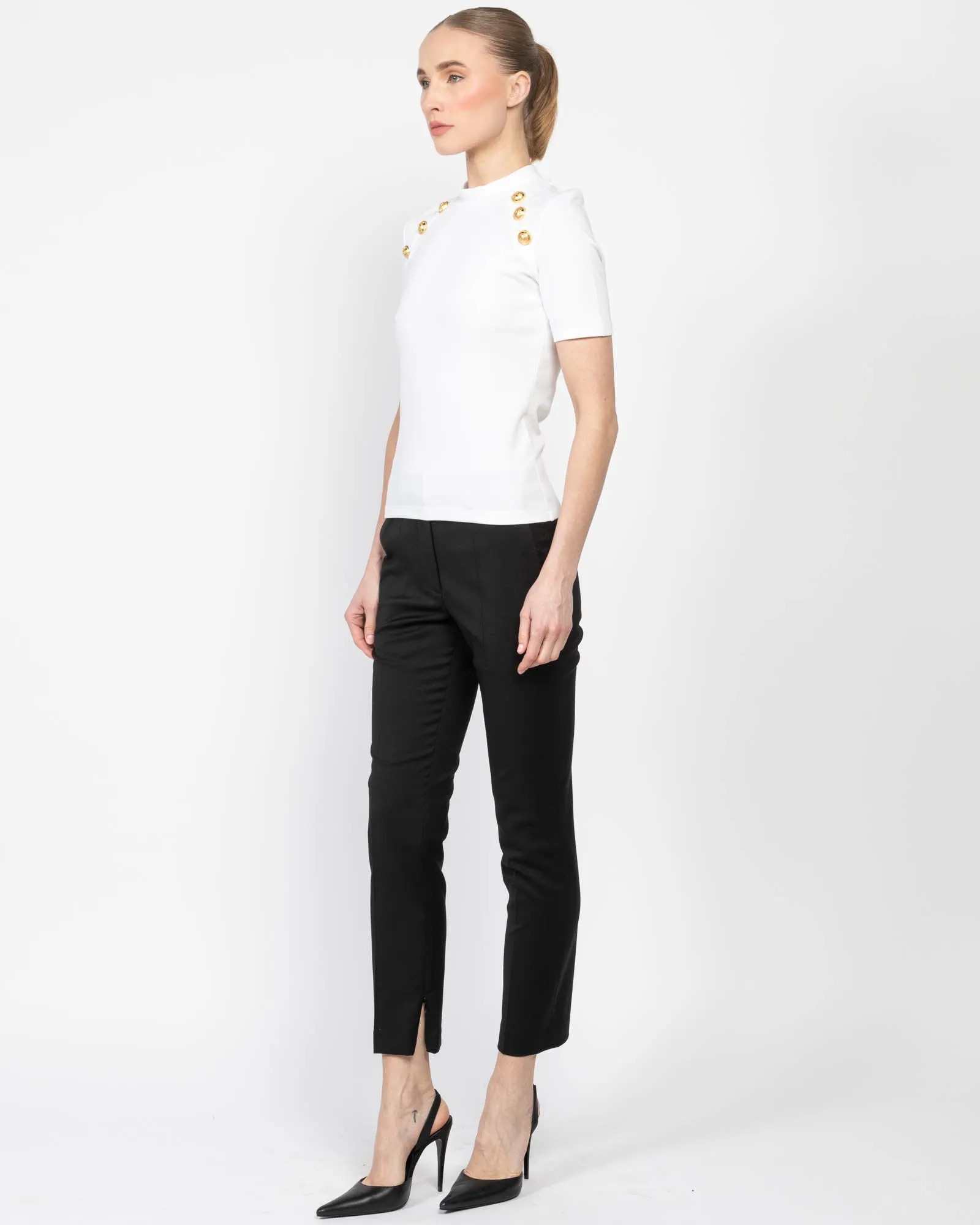 6 Button Stretch T-Shirt sold by TNT Fashion product image thumbnail 4