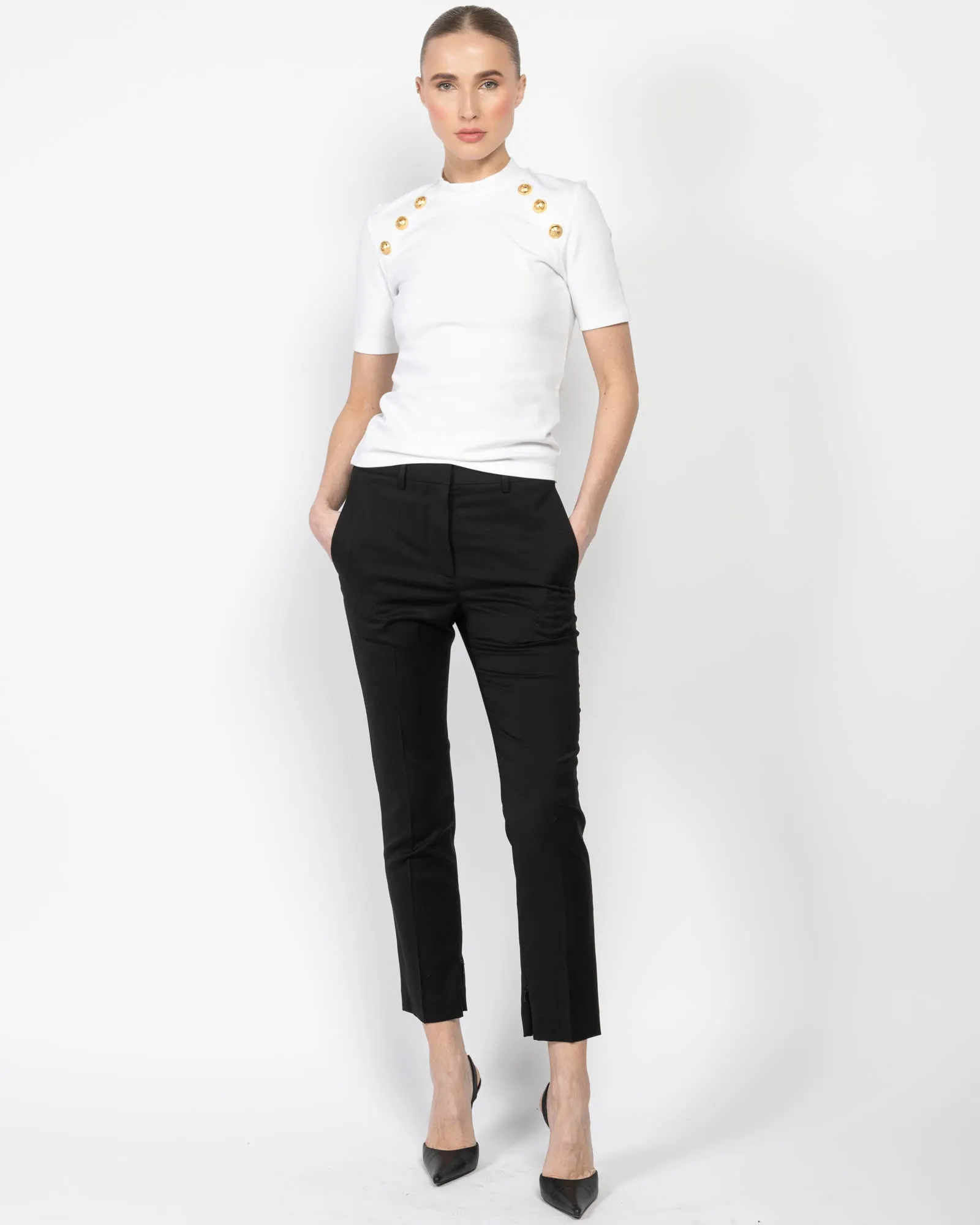 6 Button Stretch T-Shirt sold by TNT Fashion product image thumbnail 2