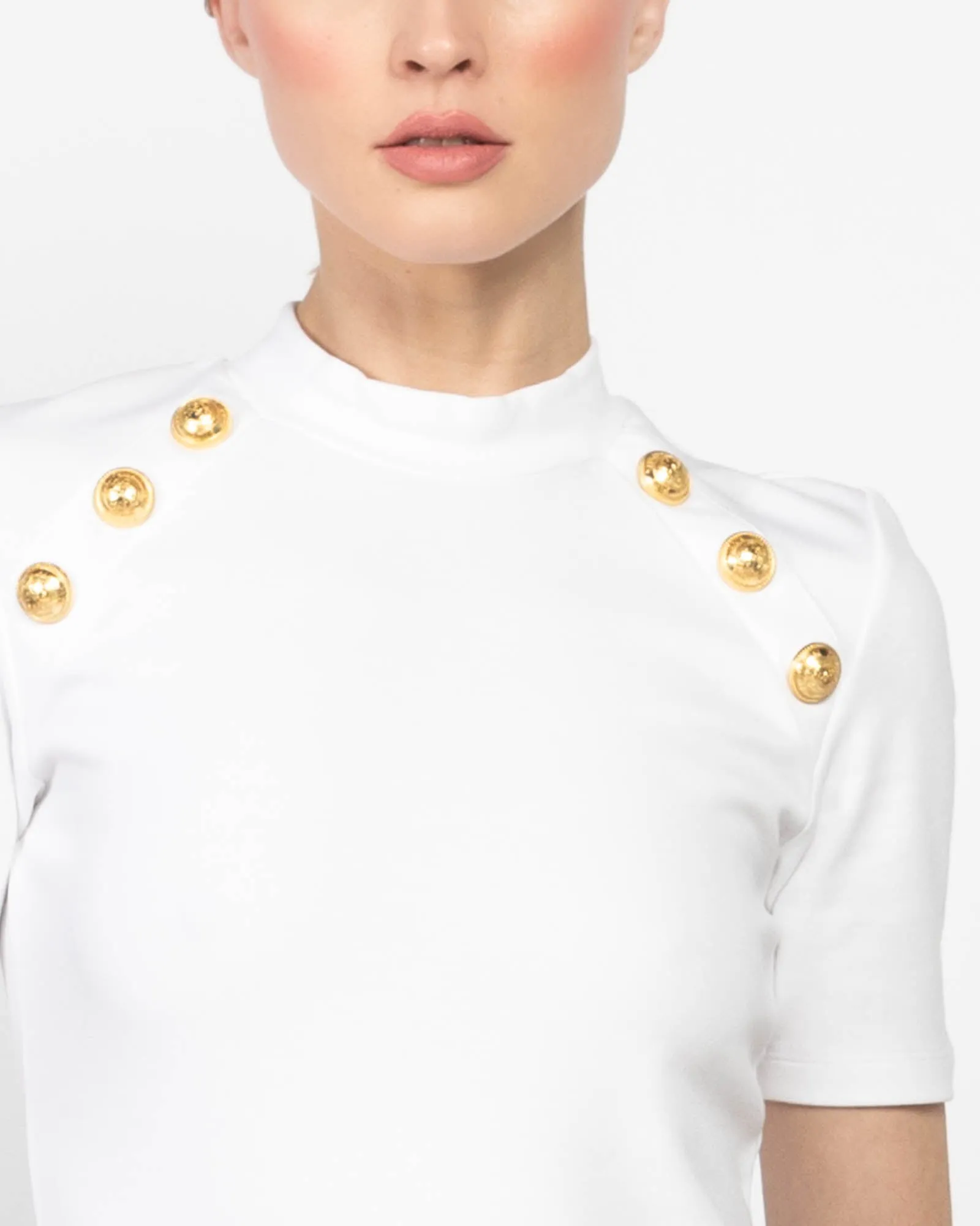 6 Button Stretch T-Shirt sold by TNT Fashion product image thumbnail 5