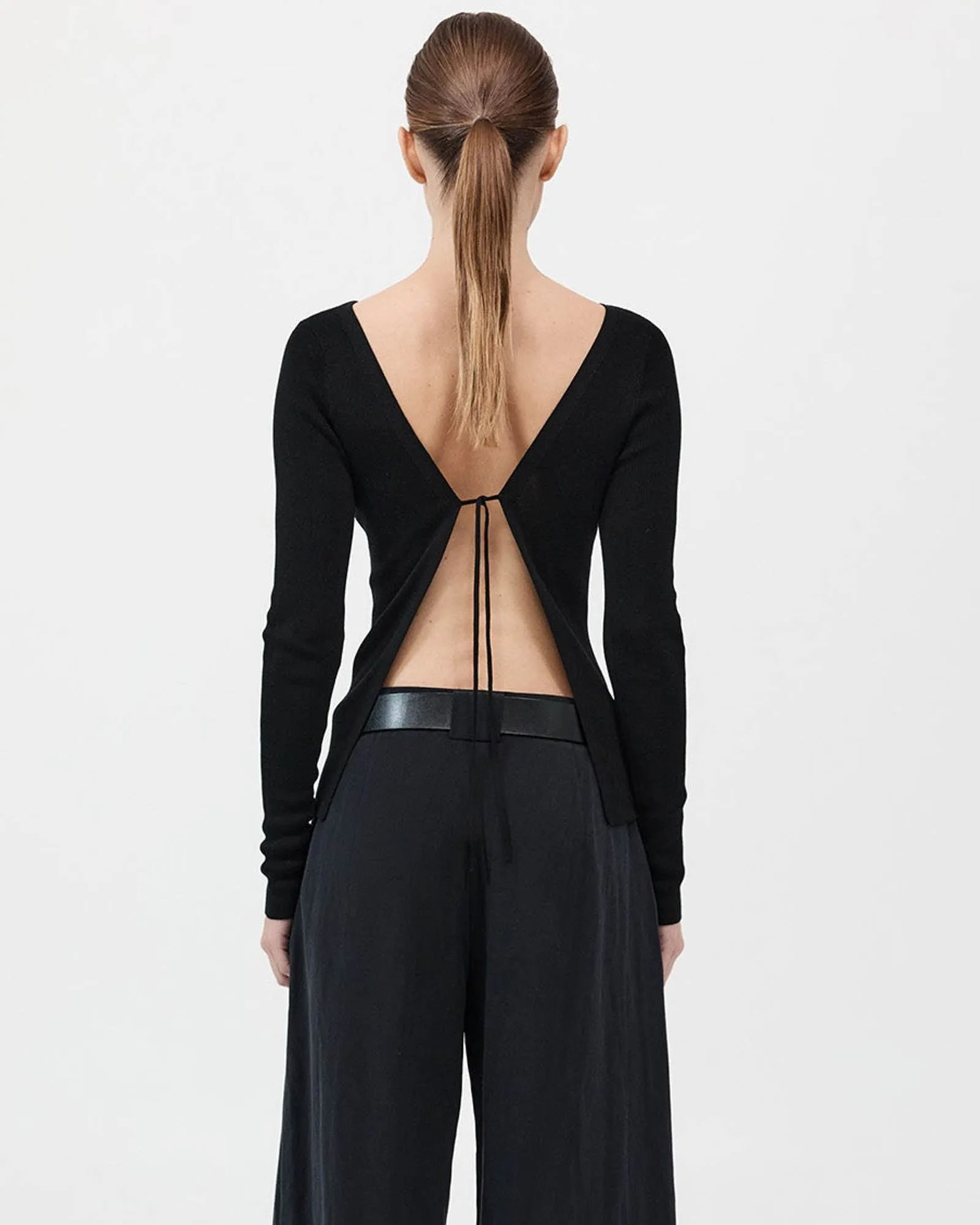 Rouleau Tie Knit Top sold by TNT Fashion product image thumbnail 4