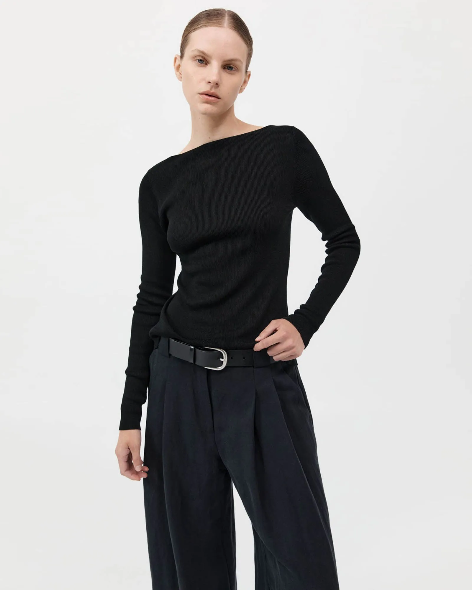 Rouleau Tie Knit Top sold by TNT Fashion
