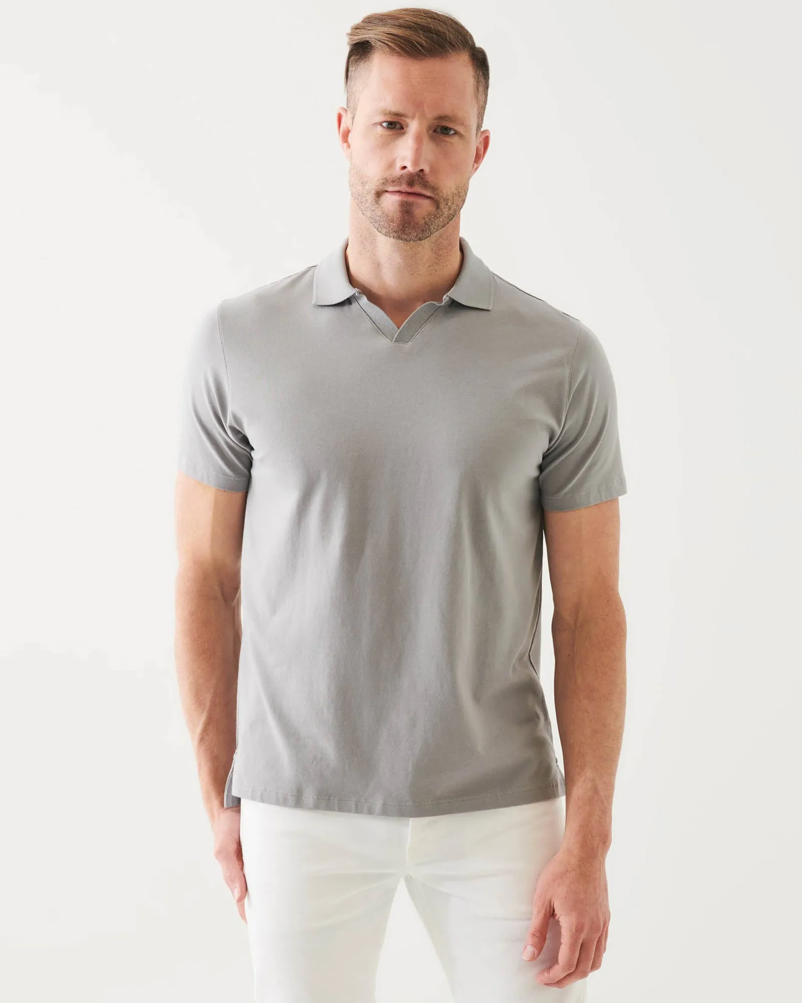 Iconic Short Sleeve Open Polo sold by TNT Fashion