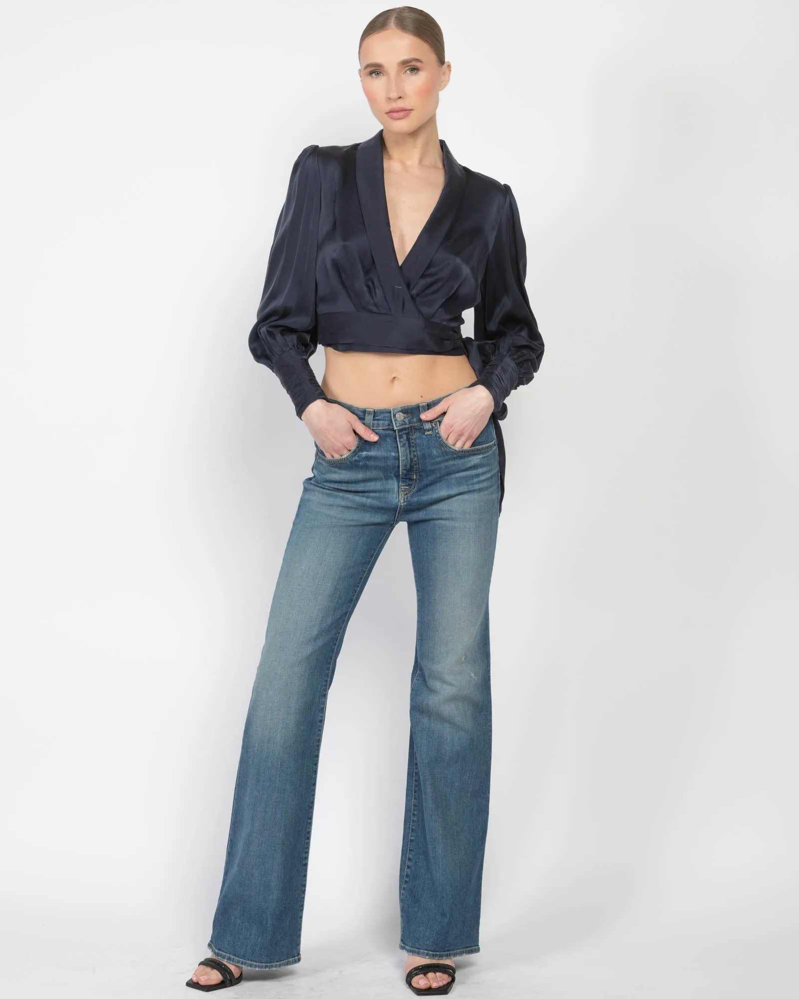 Silk Wrap Top sold by TNT Fashion product image thumbnail 2