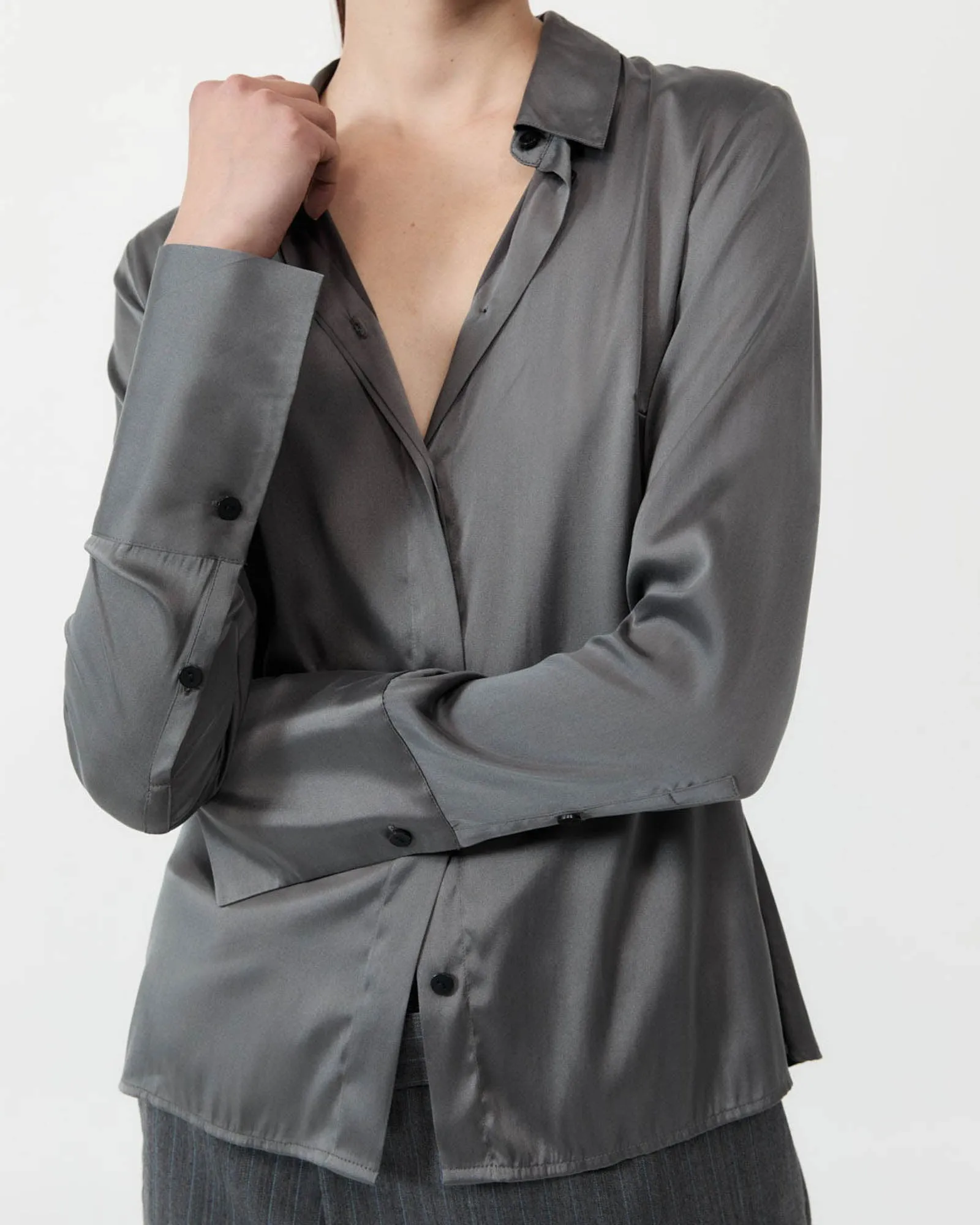 Soft Silk Shirt sold by TNT Fashion product image thumbnail 4
