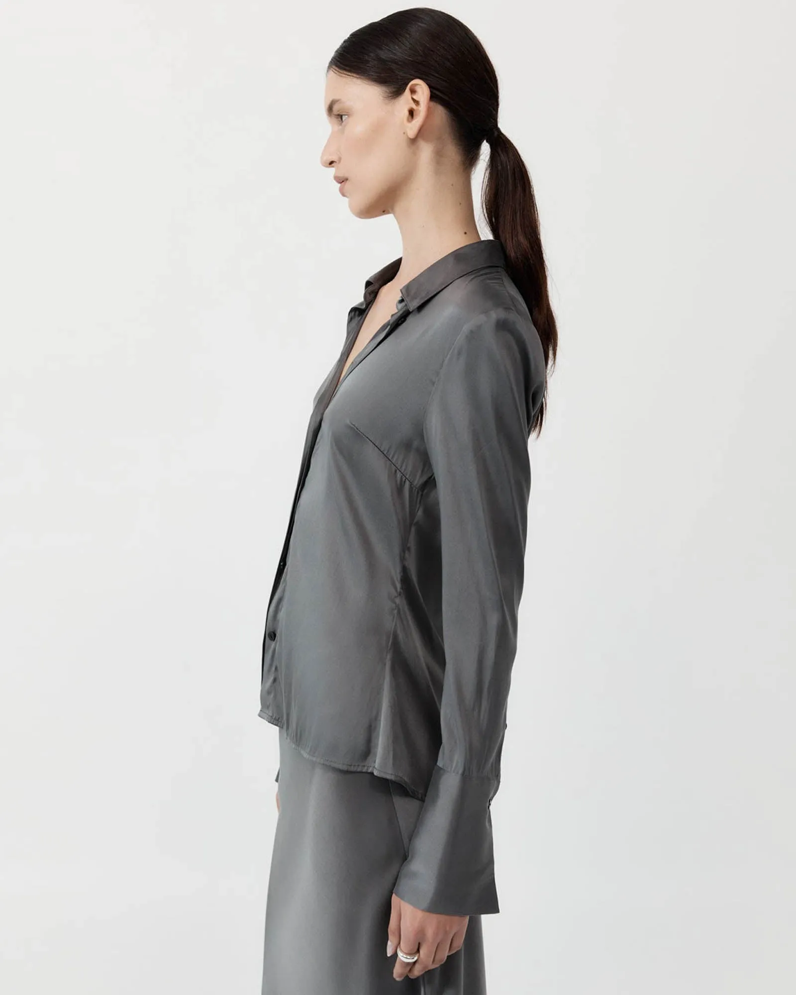 Soft Silk Shirt sold by TNT Fashion product image thumbnail 3