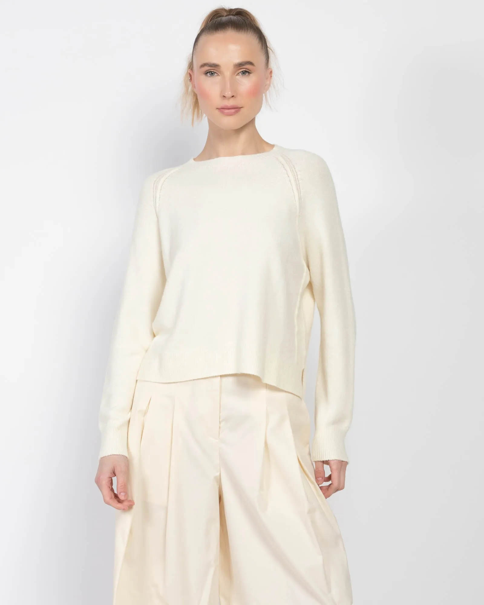 Crop Crewneck Sweater sold by TNT Fashion