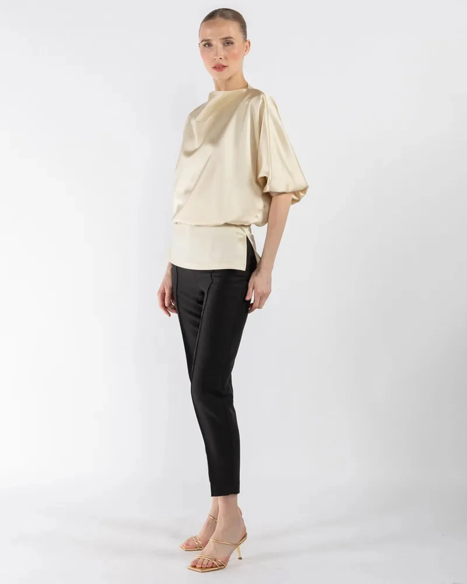 Draped Satin Top sold by TNT Fashion product image thumbnail 4