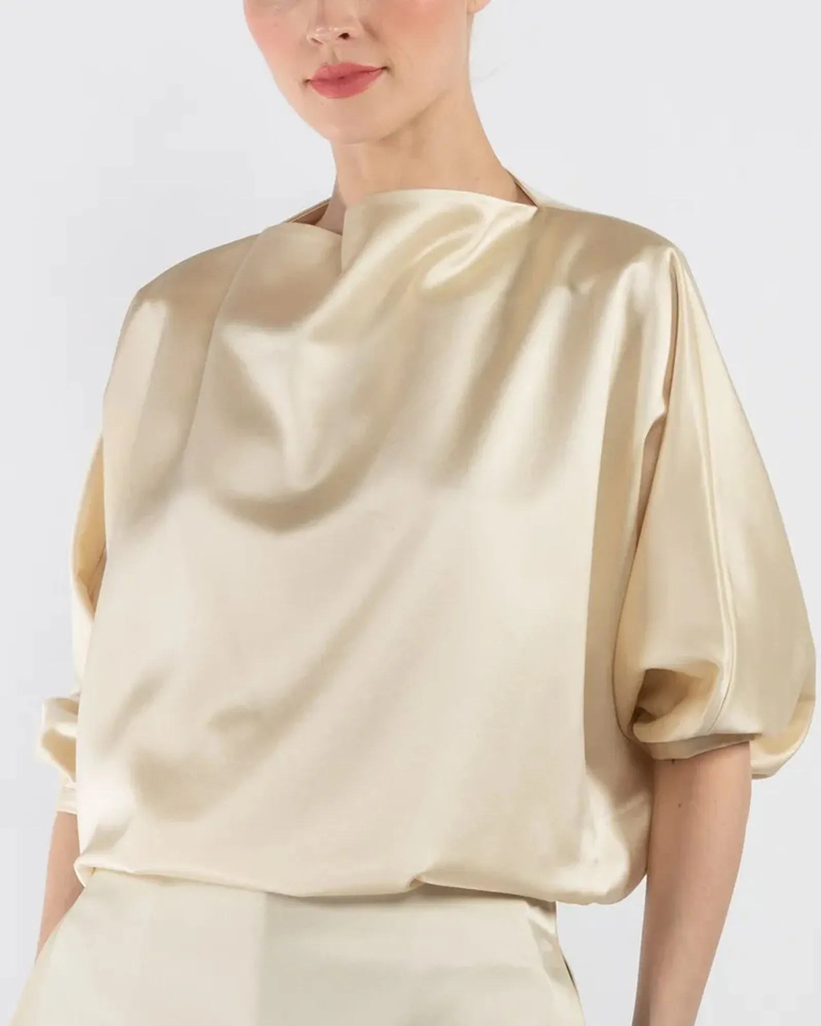Draped Satin Top sold by TNT Fashion product image thumbnail 5