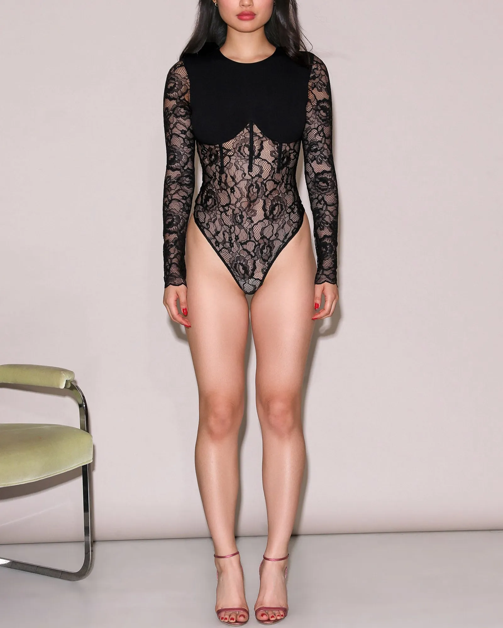 Boned Bodysuit sold by TNT Fashion product image thumbnail 2