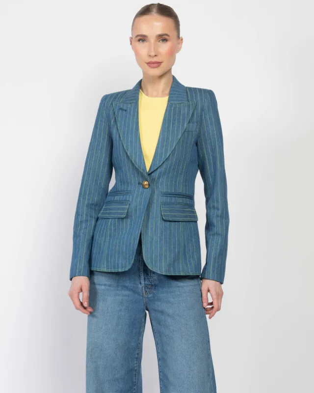 Denim Hutton Blazer sold by TNT Fashion