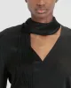 V-Neck Fringe Top sold by TNT Fashion