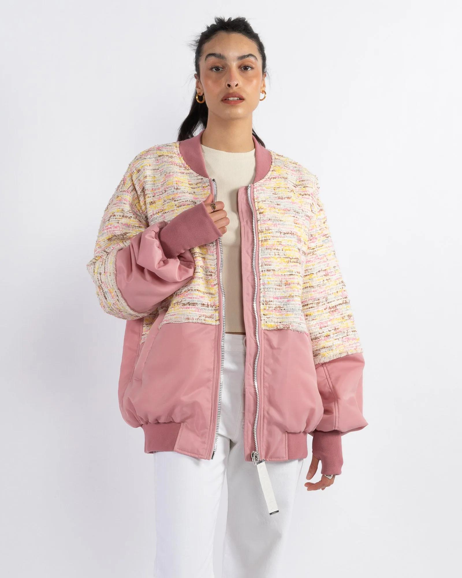 Tweed Bomber Jacket sold by TNT Fashion