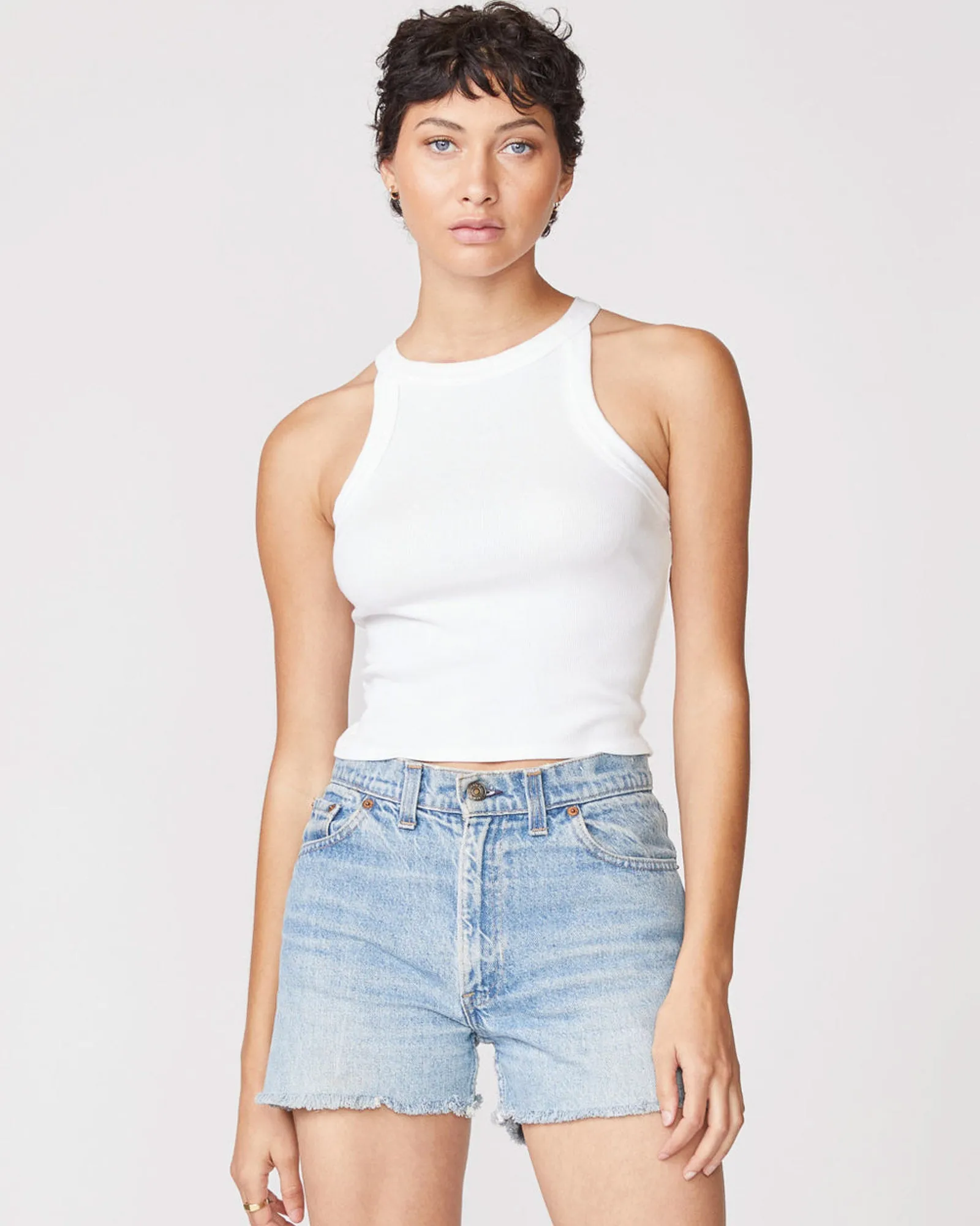 2X1 Rib 90's Tank sold by TNT Fashion