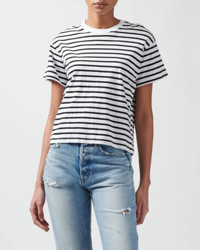 Short Sleeve Stripe Boy Tee sold by TNT Fashion