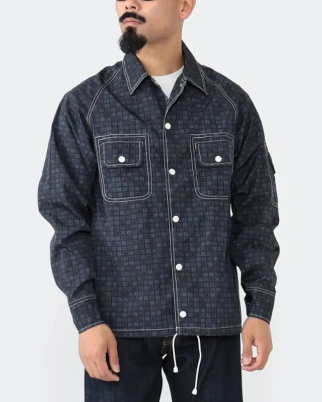 Denim Print Jacket sold by TNT Fashion