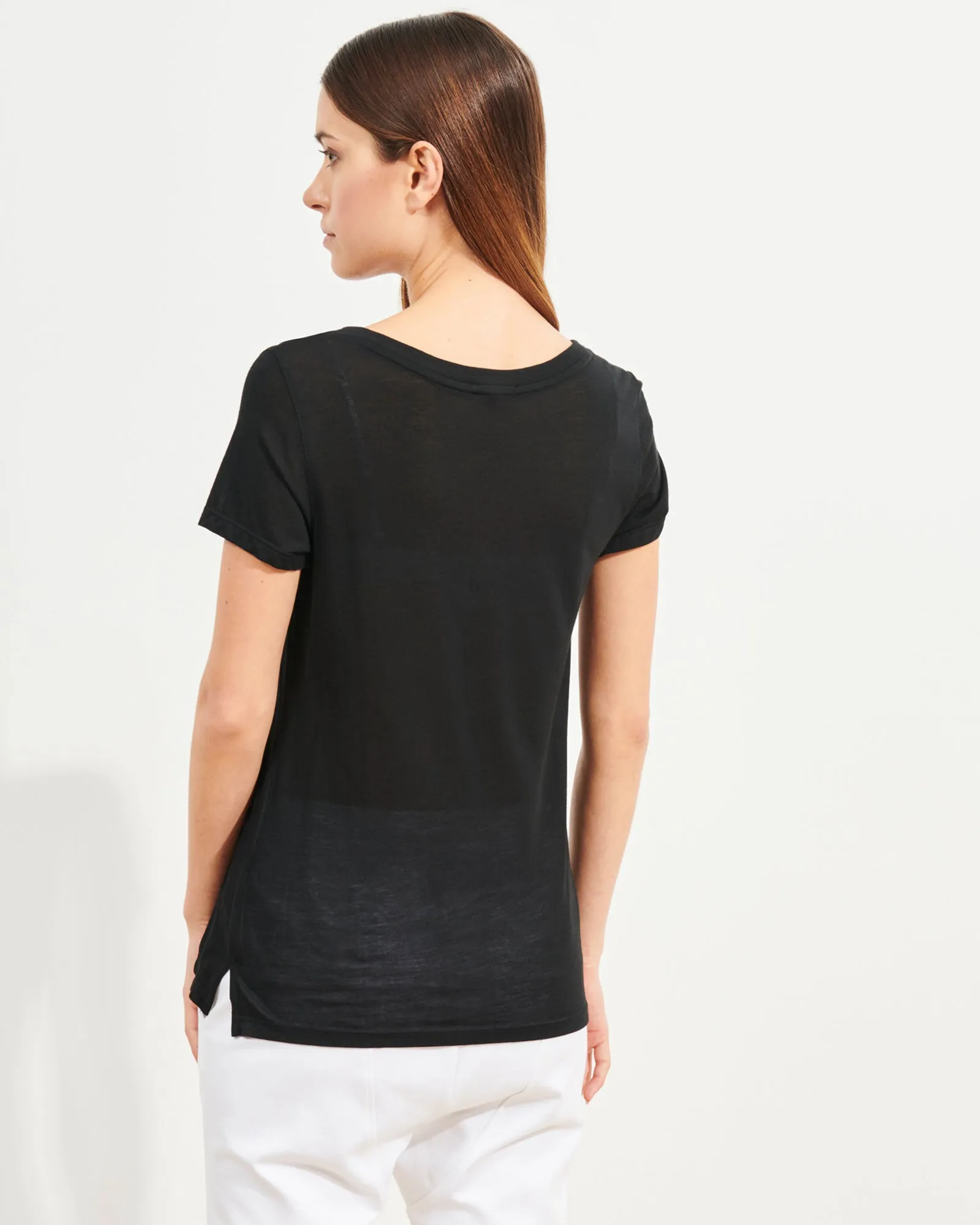 Modal Classic V-Neck T-Shirt sold by TNT Fashion product image thumbnail 3