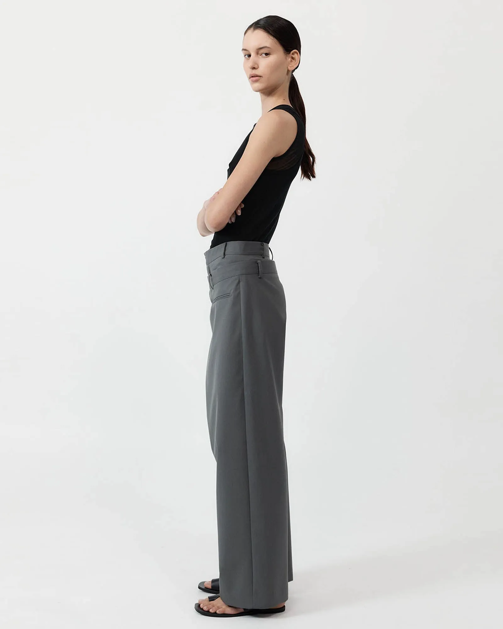Deconstructed Waist Pants sold by TNT Fashion product image thumbnail 4
