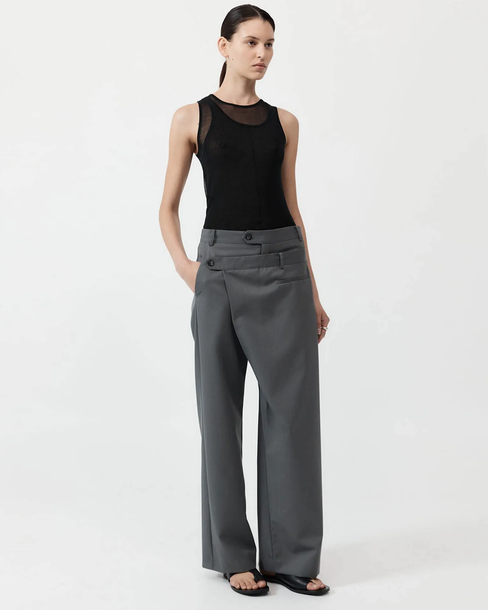 Deconstructed Waist Pants sold by TNT Fashion product image thumbnail 2