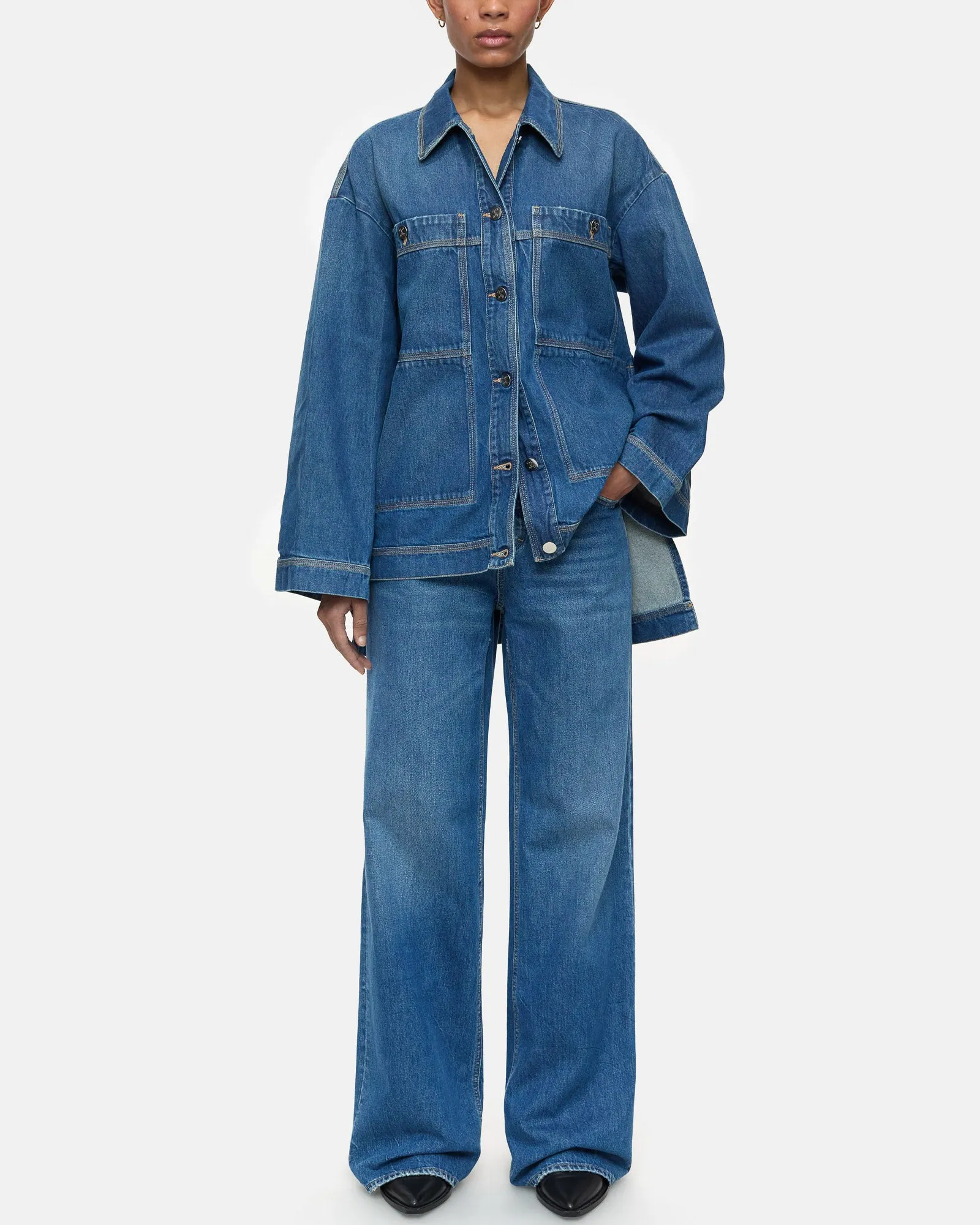 Denim Overshirt sold by TNT Fashion product image thumbnail 2