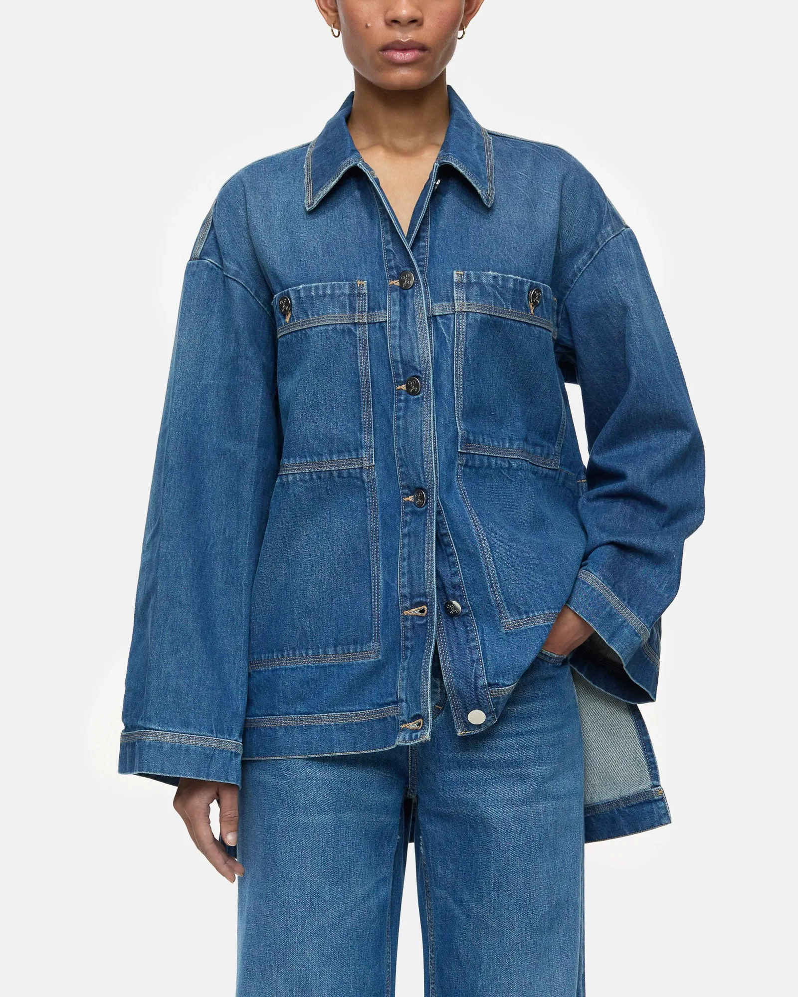 Denim Overshirt sold by TNT Fashion